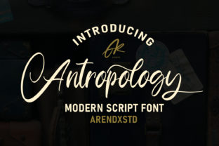 Anthropology Font Review