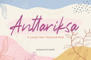 Anttariksa: A Handwritten Script Font for Creative Makers