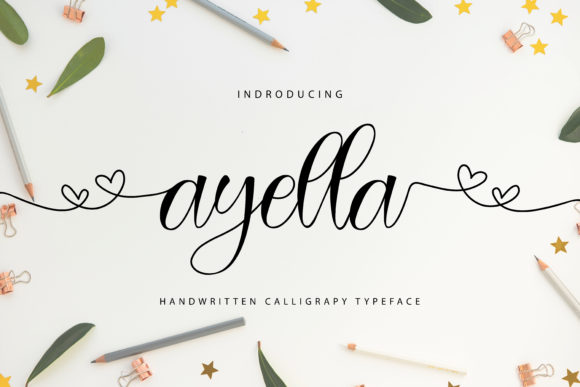 Ayella: A Handwritten Font for Web Design