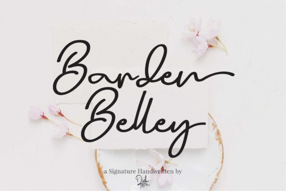 Barden Belley Font for Creative Projects