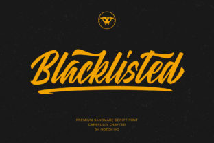 Blacklisted Font for Business Style