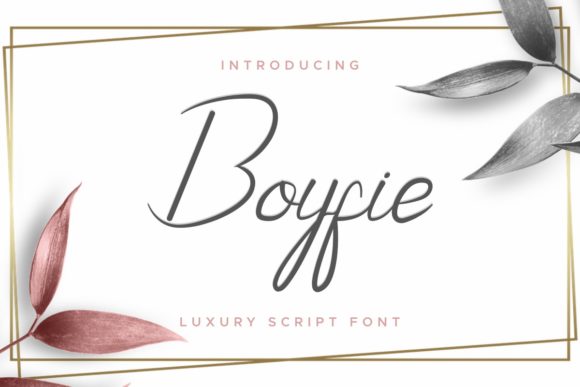 Boyfie: A Script Font for Elegant Design