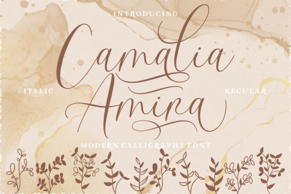 Camalia Amira Font for Elegant Design