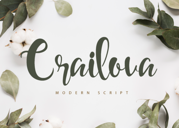 Crailova: A Modern Script Font