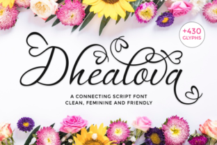Dhealova: A Magical Script Font