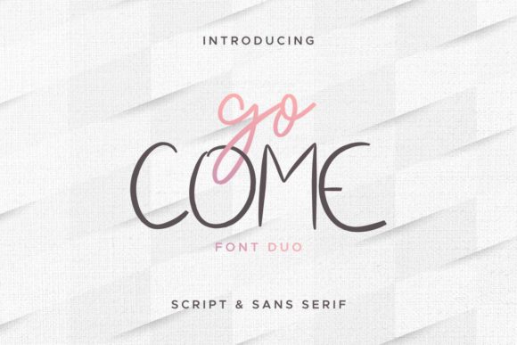 Go Come Font for Creative Makers