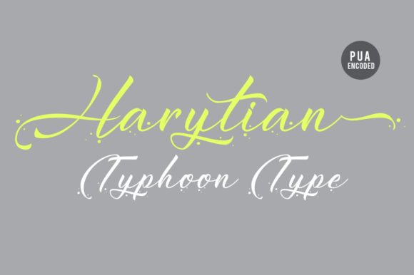 Harytian Font: Elegant Script for Creative Projects