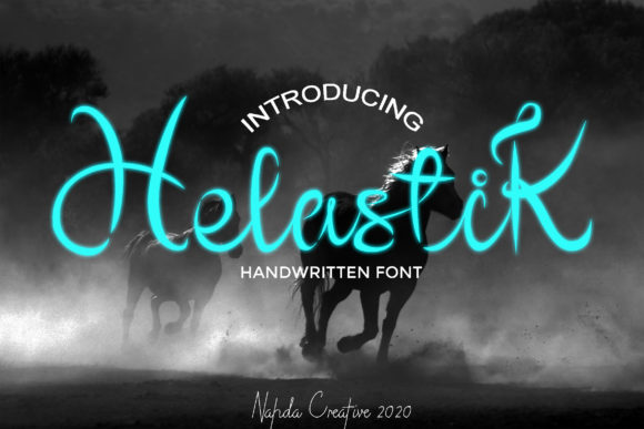 HelastiK: A Script Font for Business Branding