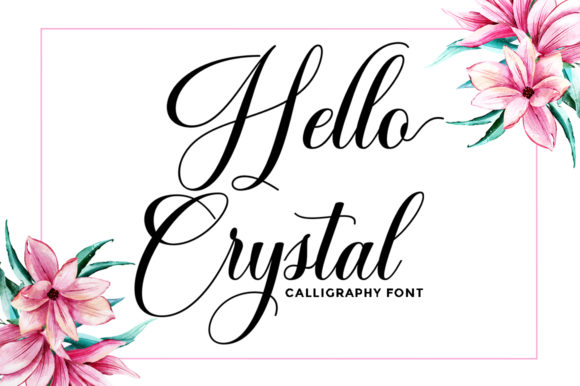 Hello Crystal Font for Business Branding
