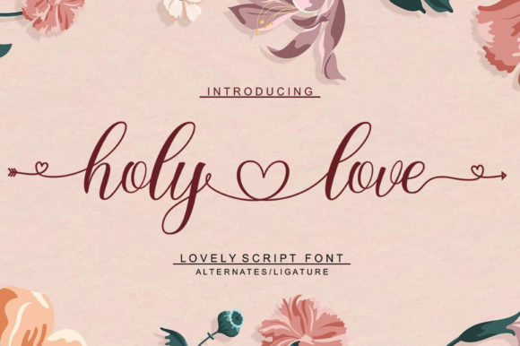 Holy Love Font for Elegant Design