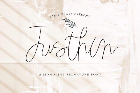 Justhin Font: Elegant Script for Digital Design