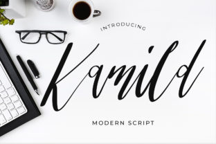 Kamild Font: Modern Script for Creative Makers