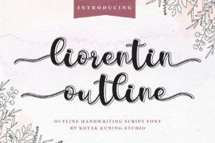Liorentin Outline Font for Creative Projects