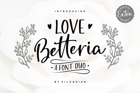 Love Betteria: A Script Font for Elegant Design
