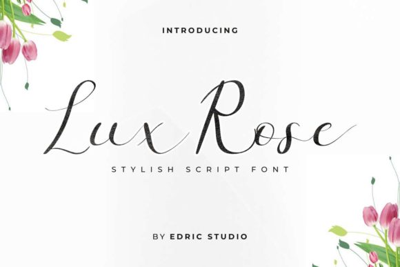 Lux Rose Font for Elegant Design