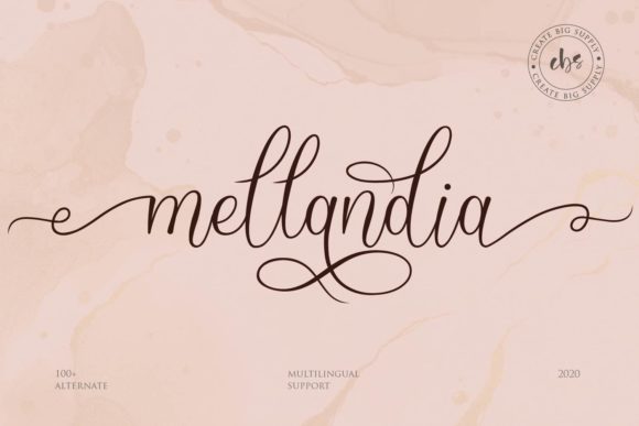 Mellandia: A Script Font for Elegant Branding