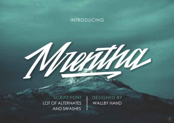 Mrentha: A Script Font for Business Branding