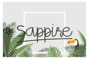 Sappire Font for Professional Branding