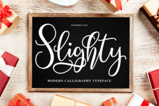 Slighty Font: Elegant Script for Designers