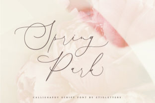 Spring Park Font: Elegant Script for Digital Design