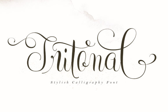 Tritonal: Elegant Script Font