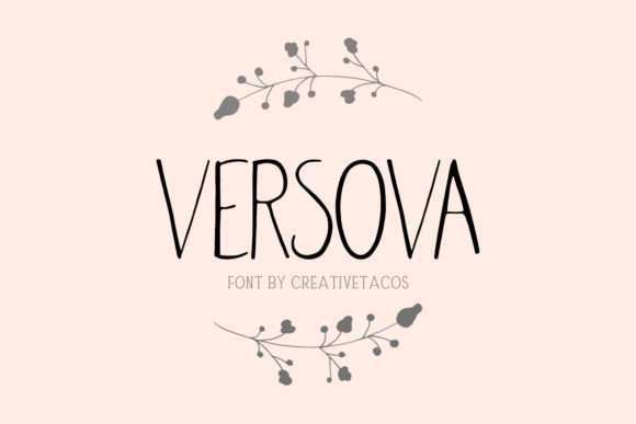 Versova: A Modern Script Font
